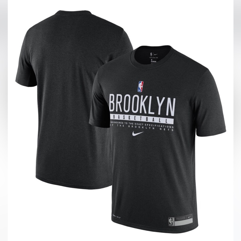 🆕 Nike Black Brooklyn Nets Legend Practice Performance T-Shirt